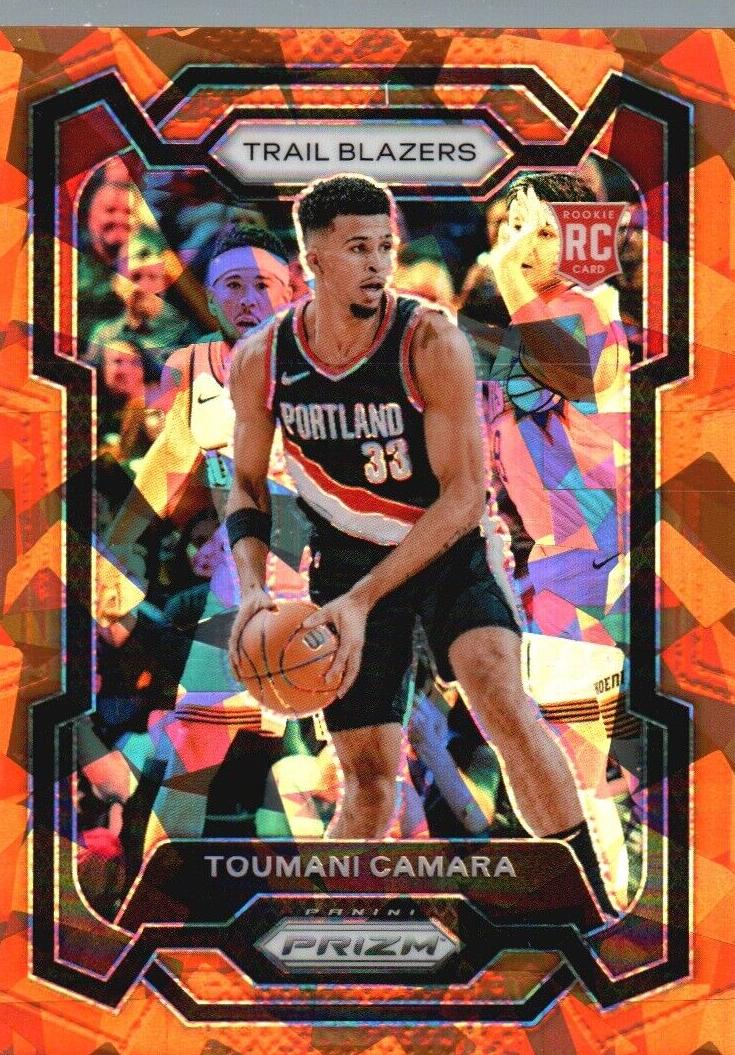 2023 Panini Prizm Basketball Orange Ice Toumani Camara #164