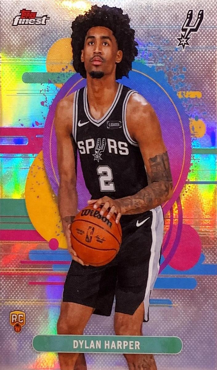 2025 Topps Finest Basketball Refractor Dylan Harper #102 PSA 10