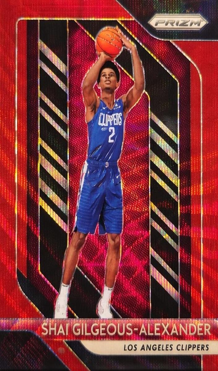 2018 Panini Prizm Basketball Ruby Wave Shai Gilgeous-Alexander #184