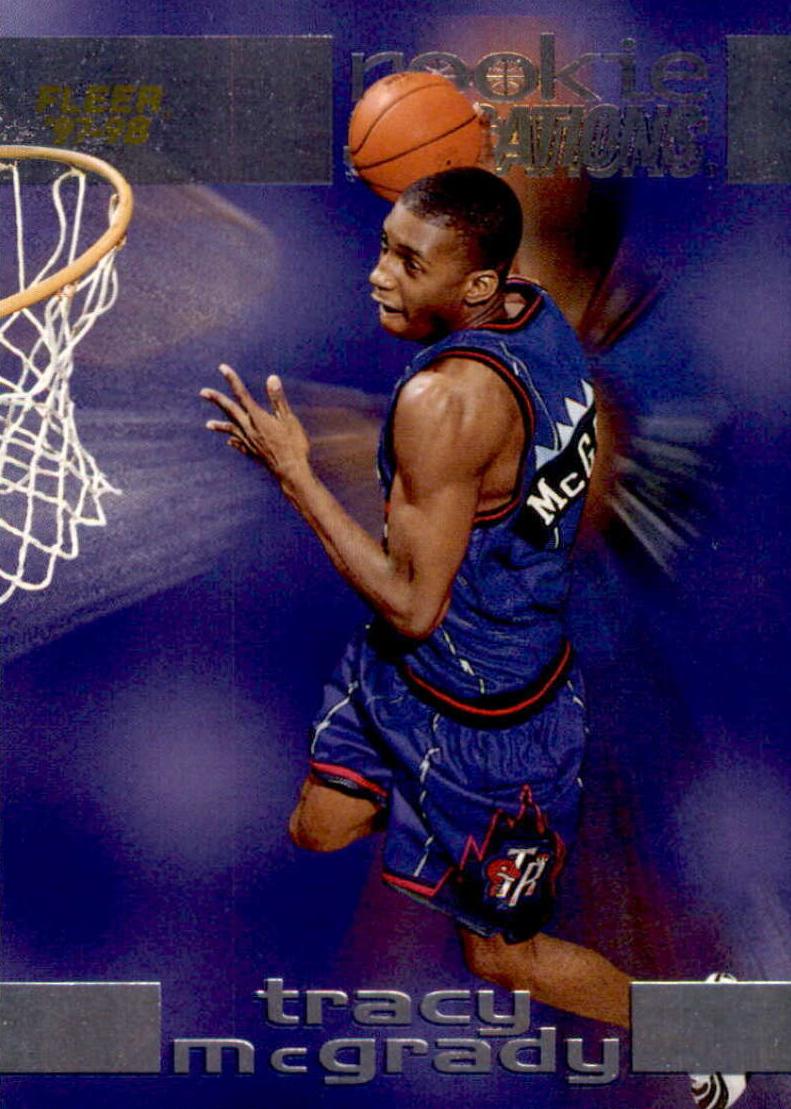 1997 Fleer Basketball Tracy McGrady #7 PSA 7