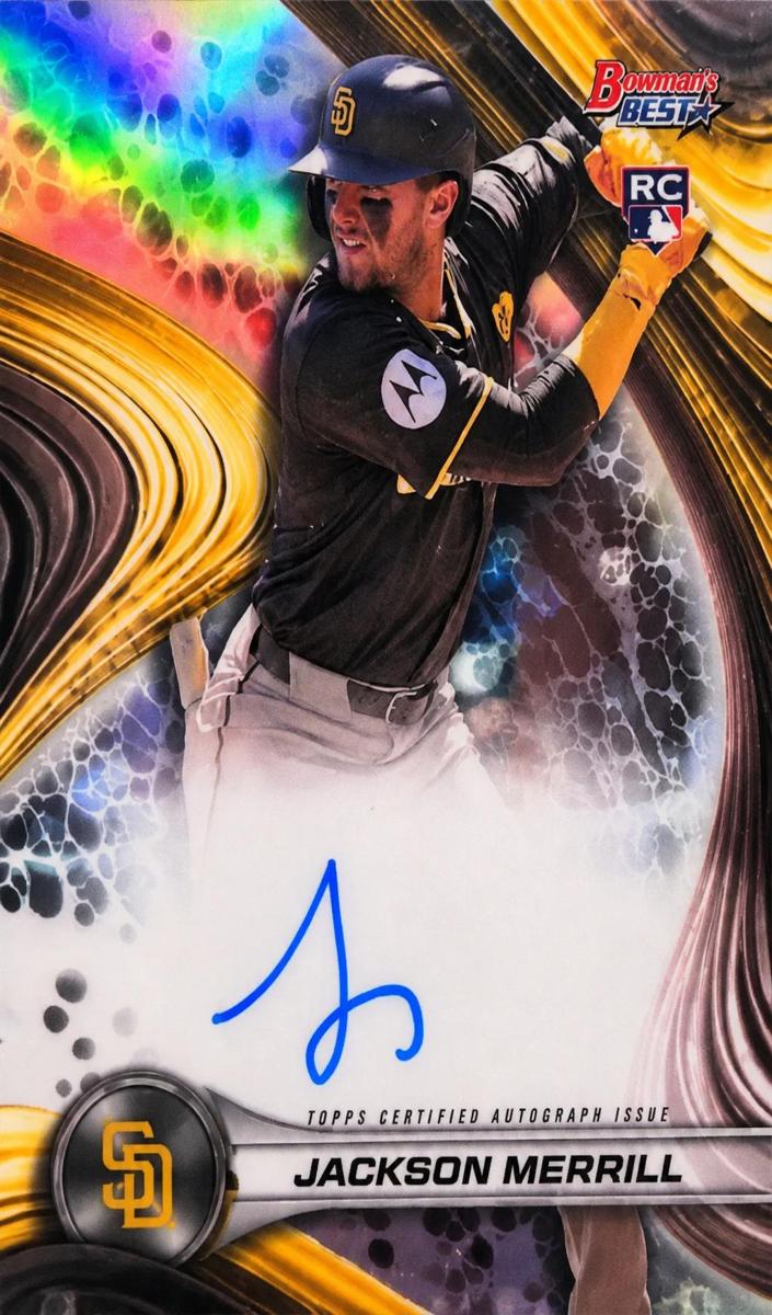 2024 Bowman's Best Baseball Refractor Jackson Merrill #B24-JM PSA 9