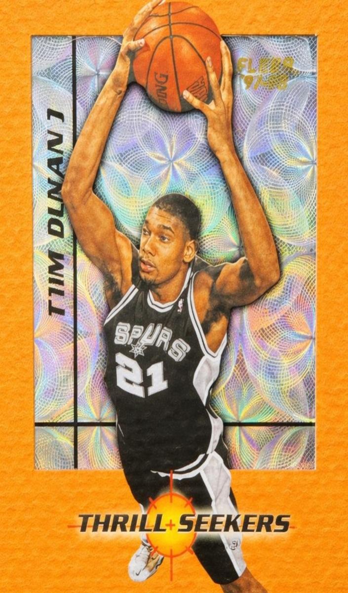 1997 Fleer Basketball Tim Duncan #3TS