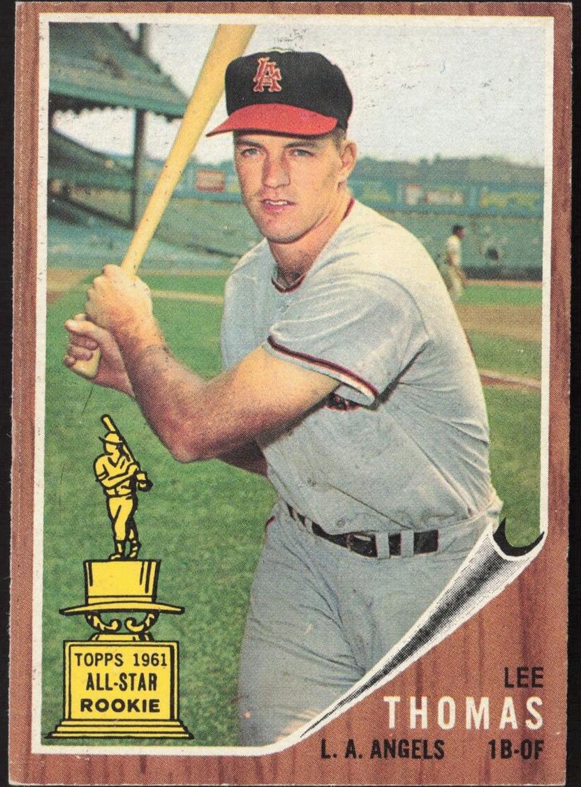 1962 Topps Baseball Lee Thomas #154
