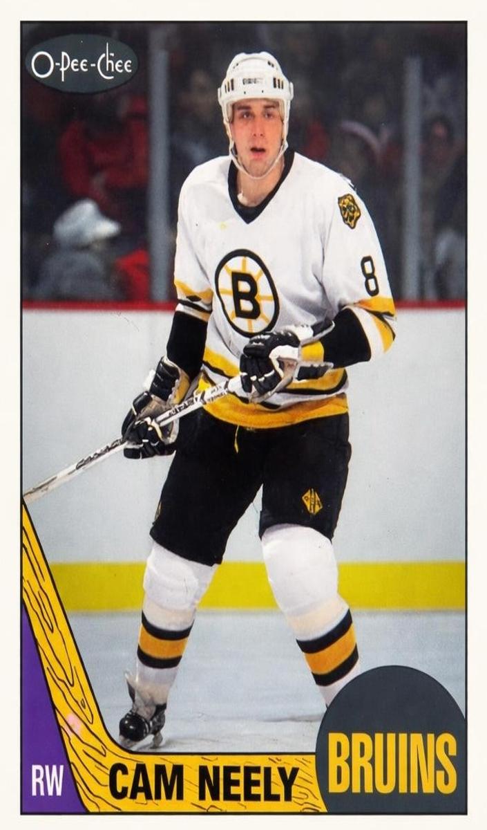 1987 O-Pee-Chee Hockey Cam Neely #69 PSA 8.5