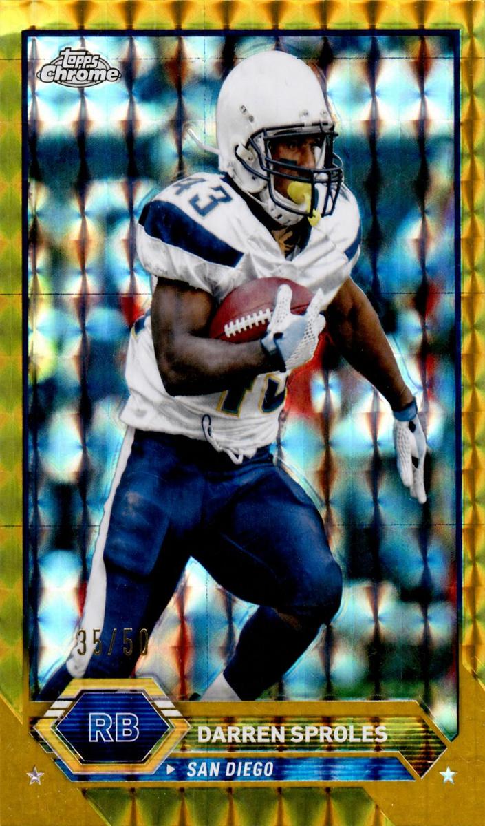 2023 Topps Composite Football Geometric Gold Darren Sproles #31