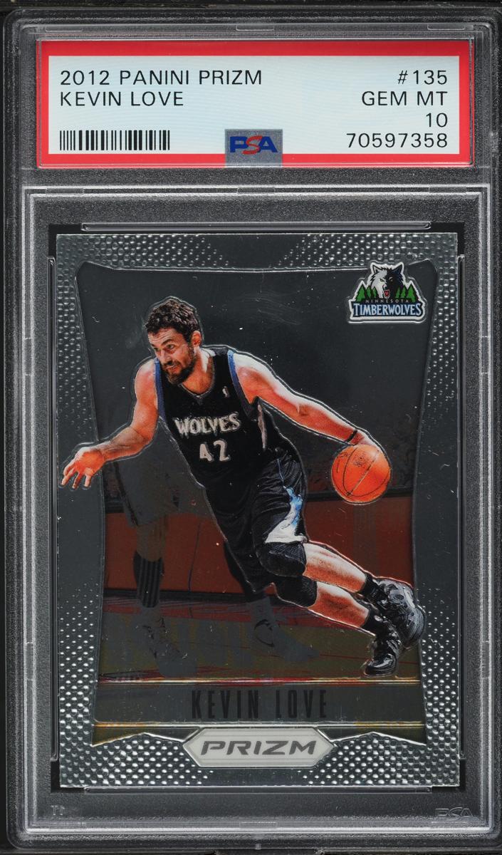 2012 Panini Prizm Basketball Kevin Love #135