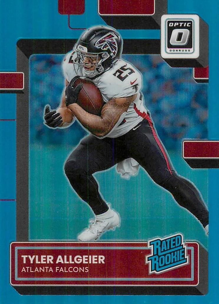 2022 Donruss Optic Football Aqua Tyler Allgeier #278
