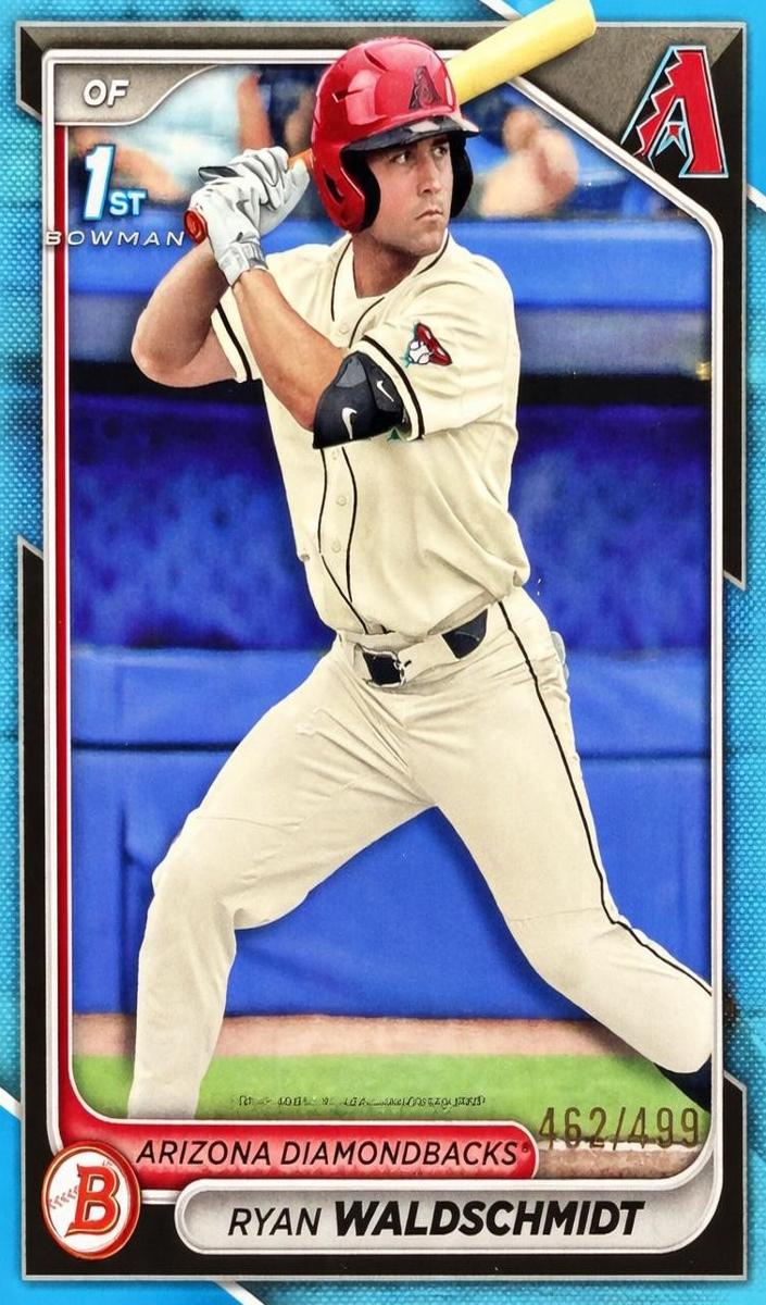2024 Bowman Draft Baseball Sky Blue Ryan Waldschmidt #BD-18