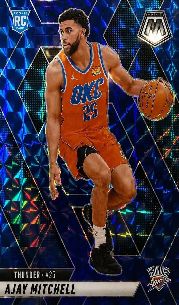 2024 Panini Mosaic Basketball Blue Ajay Mitchell #204
