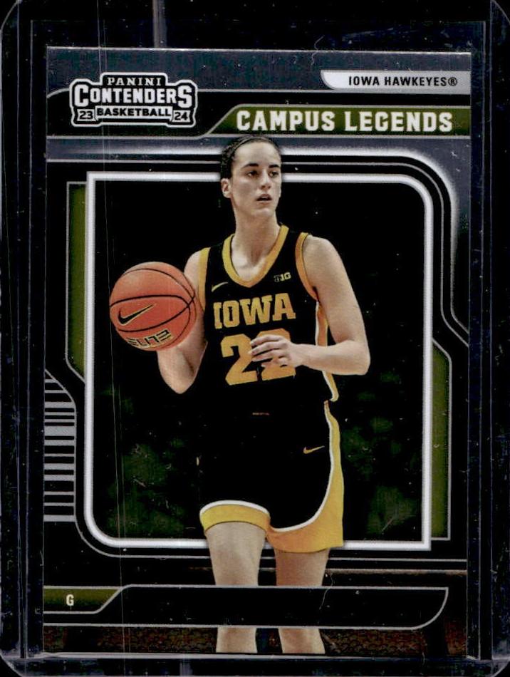 2024 Panini Caitlin Clark Collection Basketball Metalized Caitlin Clark #CL1 PSA 8