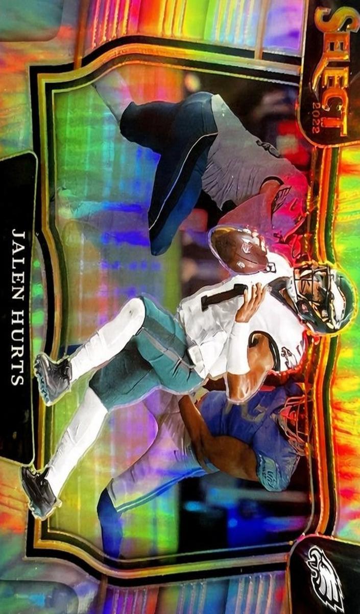 2022 Panini Select Football Silver Prizm Jalen Hurts #429