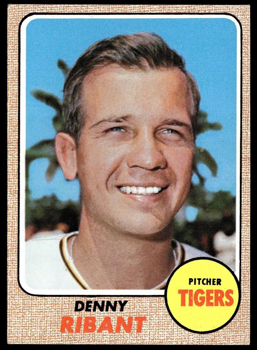 1968 Topps Baseball Dennis Ribant #326 PSA 8.5