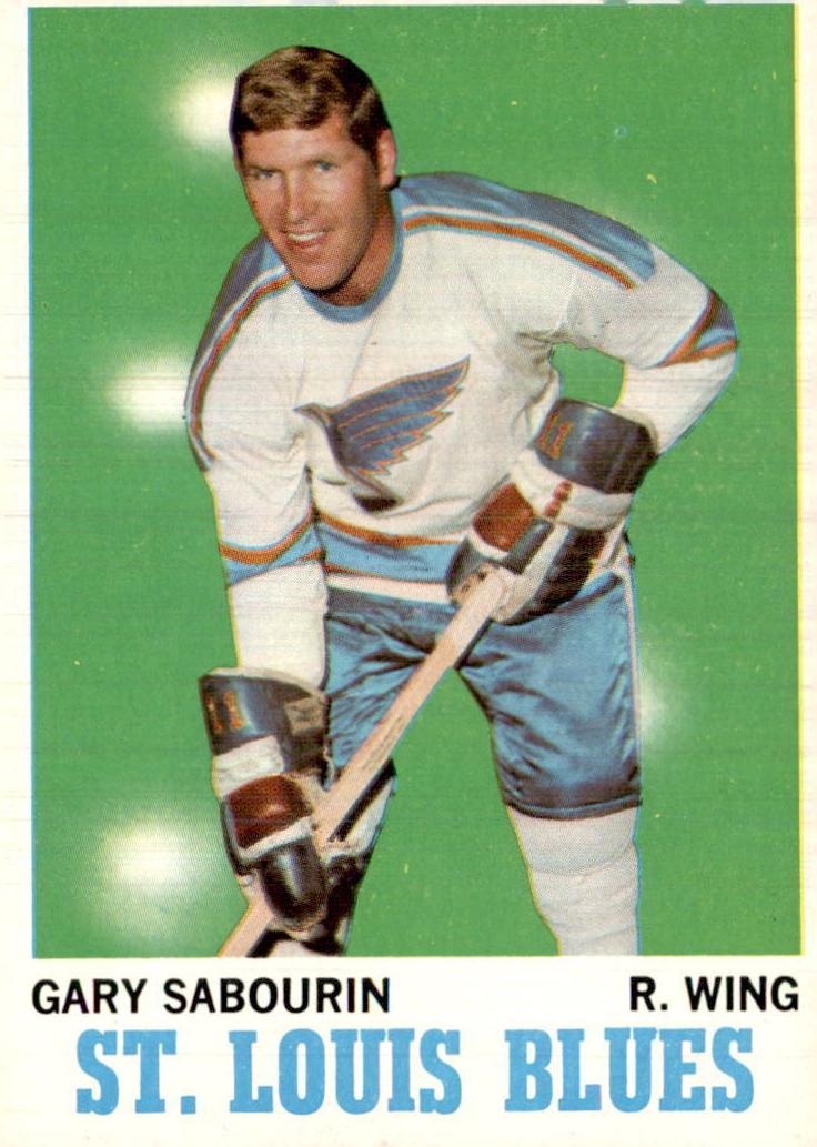 1970 Topps Hockey Gary Sabourin #96