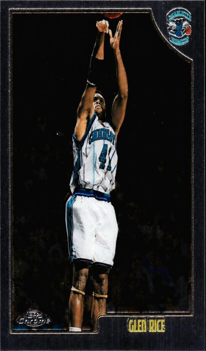 1998 Topps Chrome Basketball Glen Rice #189