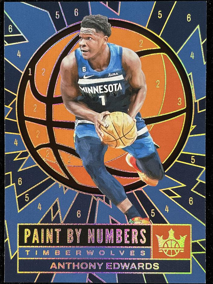 2023 Panini Court Kings Basketball Anthony Edwards #17 PSA 9