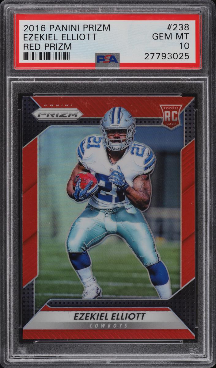 2016 Panini Prizm Football Red Prizm Ezekiel Elliott #238