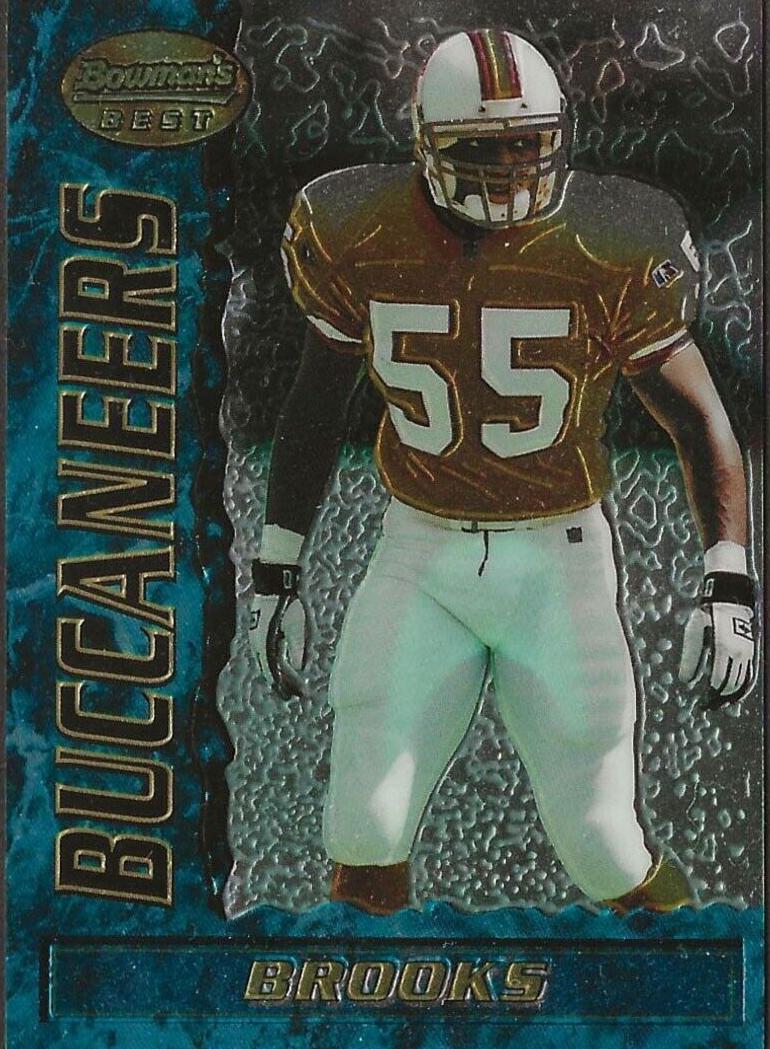 1995 Bowman's Best Football Derrick Brooks #28 PSA 8.5