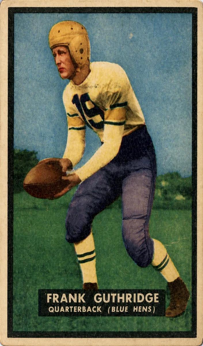 1951 Topps Magic Football Frank Guthridge #8 PSA 5.5