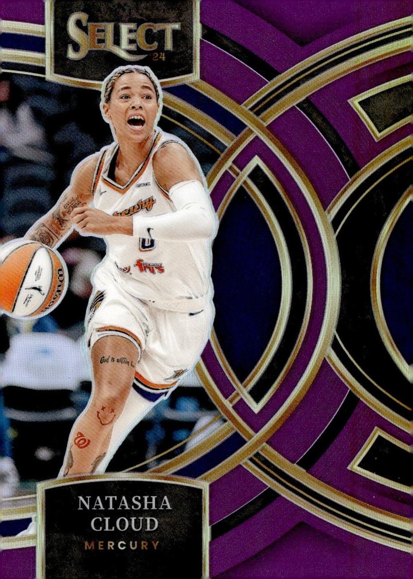 2024 Panini Select WNBA Basketball Purple Natasha Cloud #115