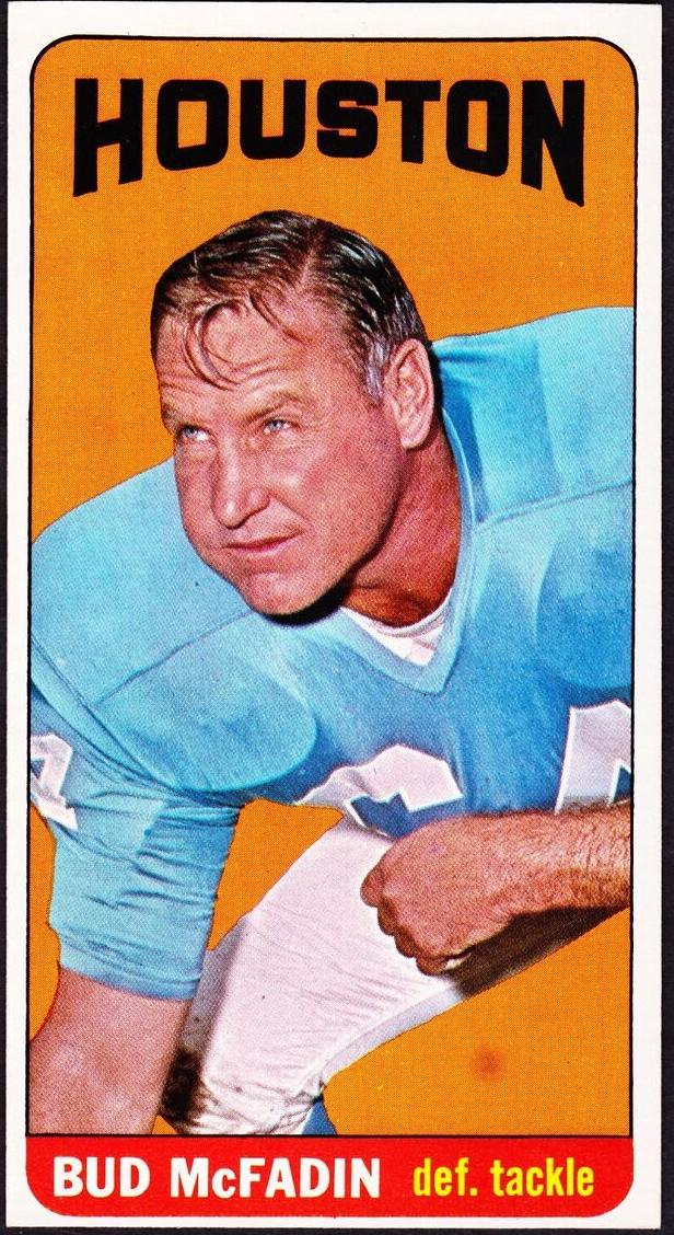1965 Topps Football Bud McFadin #81 PSA 7