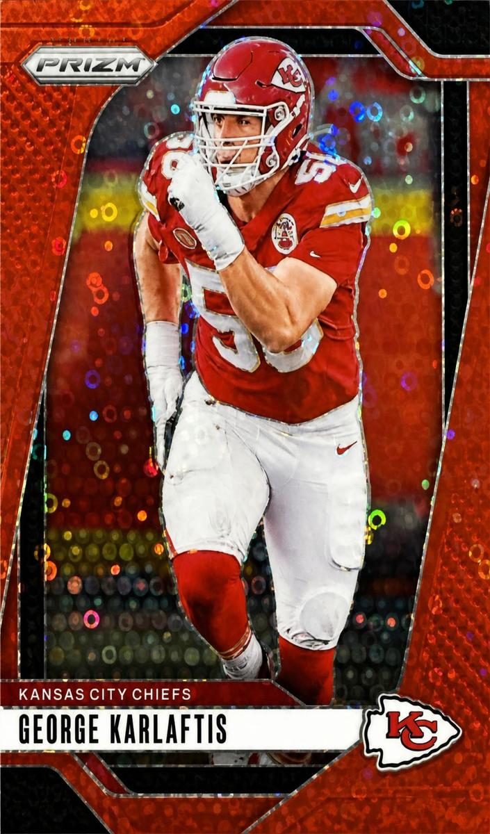 2024 Panini Prizm Football No Huddle Red George Karlaftis #142