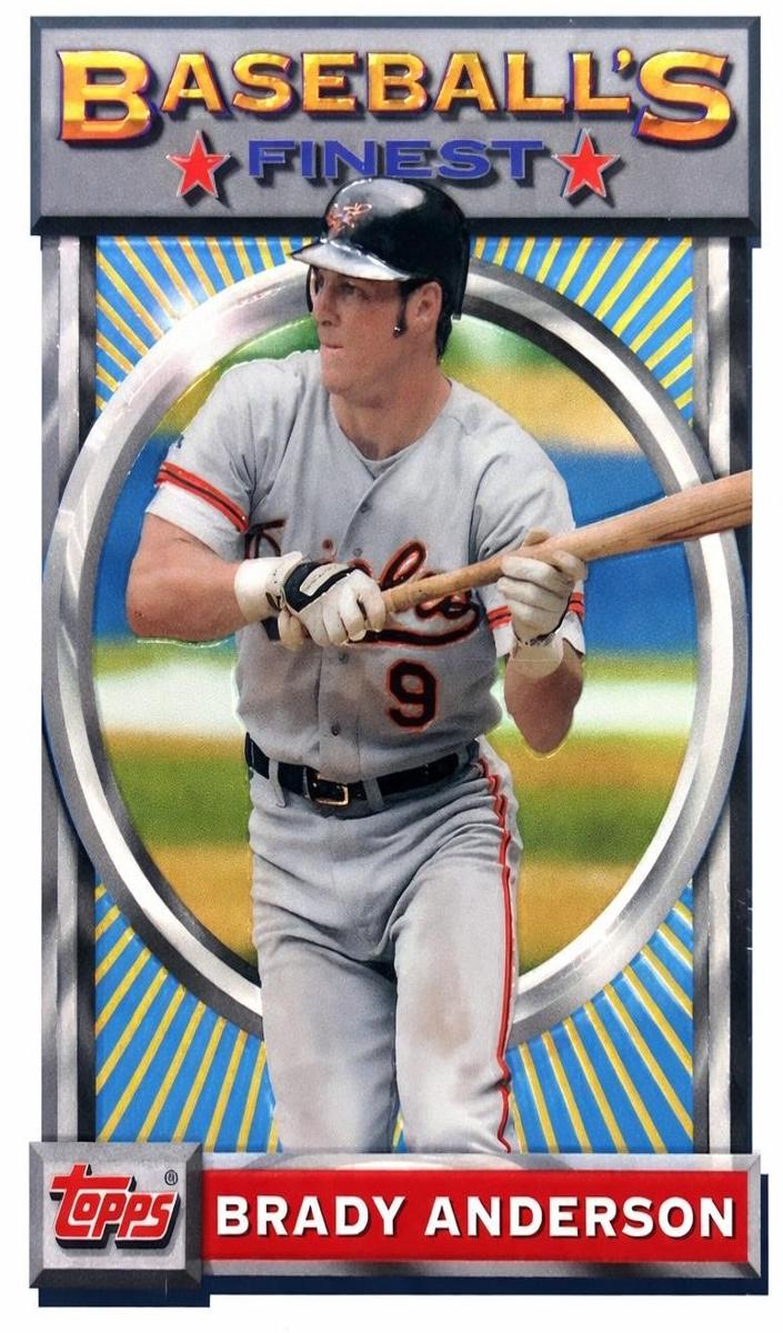 1993 Topps Finest Baseball Brady Anderson #71
