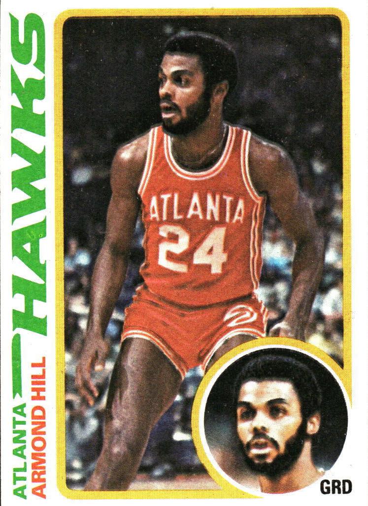 1978 Topps Basketball Armond Hill #70 PSA 8