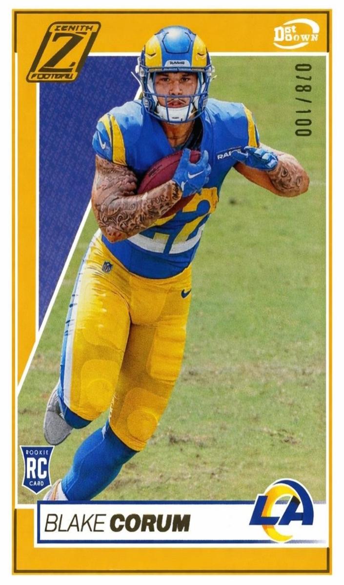 2024 Panini Zenith Football 1st Down Blake Corum #108
