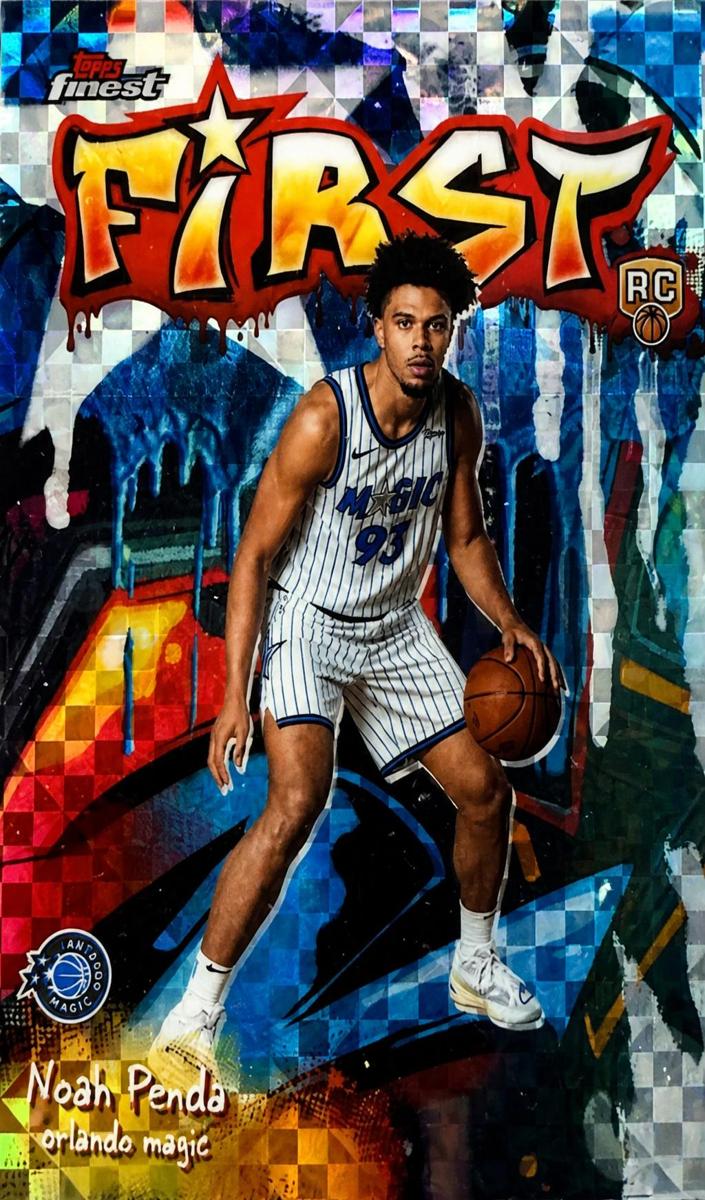 2025 Topps Finest Basketball X-Fractor Noah Penda #F-22