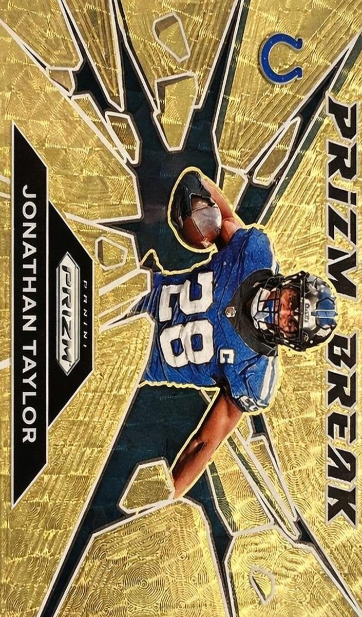 2024 Panini Prizm Football Gold Vinyl Jonathan Taylor #4 PSA 10
