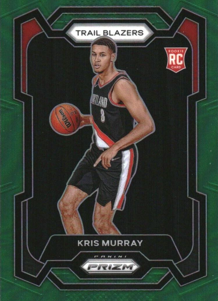 2023 Panini Prizm Basketball Green Kris Murray #142 PSA 9