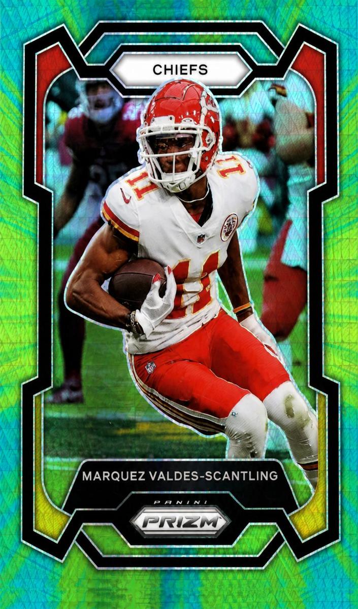 2023 Panini Prizm Football Hyper Marquez Valdes-Scantling #147 PSA 9