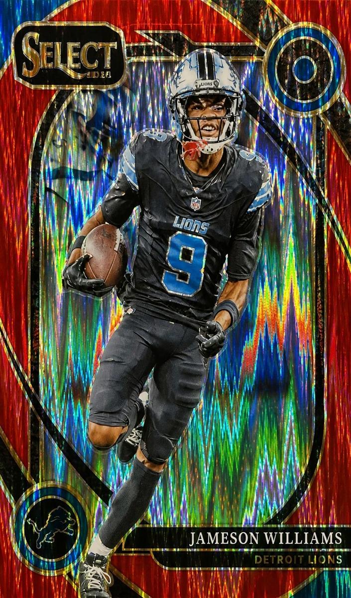 2024 Panini Select Football Red Shock Jameson Williams #267