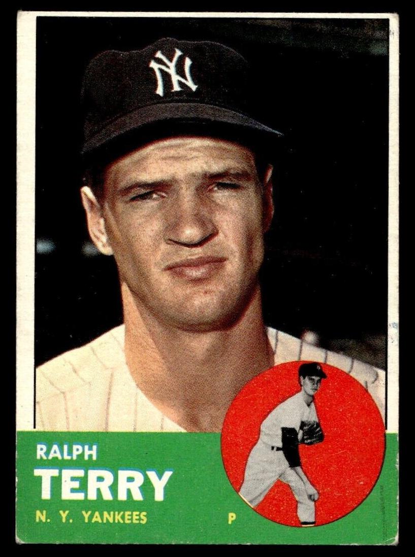 1963 Topps Baseball Ralph Terry #315 PSA 5.5