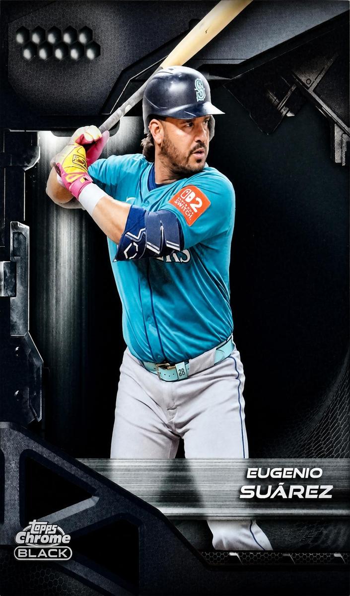 2026 Topps Chrome Black Baseball Eugenio Suarez #199