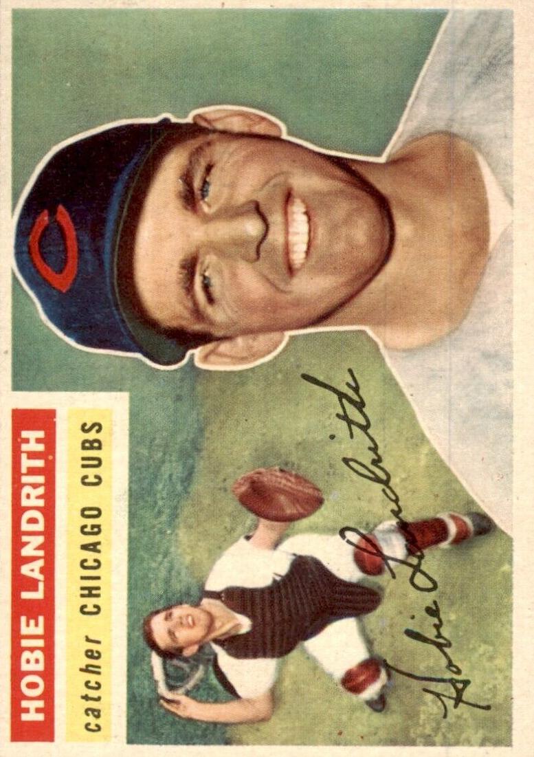 1956 Topps Baseball Hobie Landrith #314