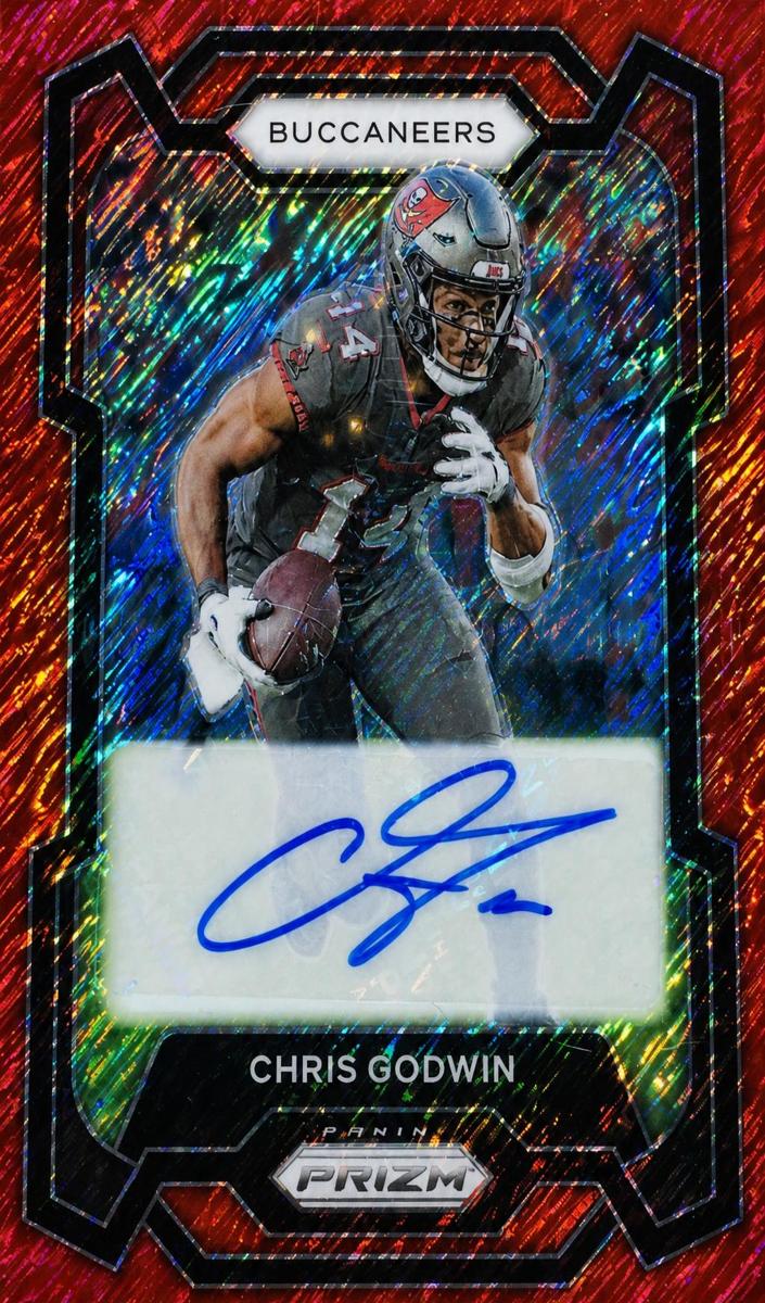 2023 Panini Prizm Football Red Shimmer Chris Godwin #277