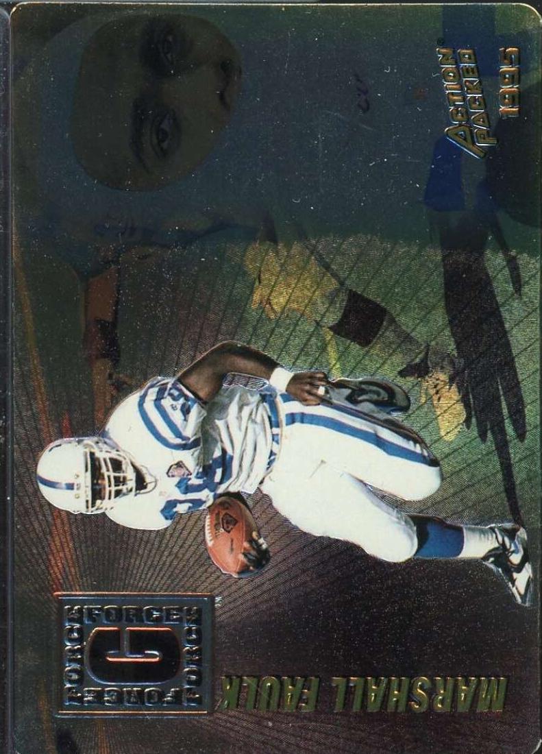 1995 Action Packed Football Marshall Faulk #GF3