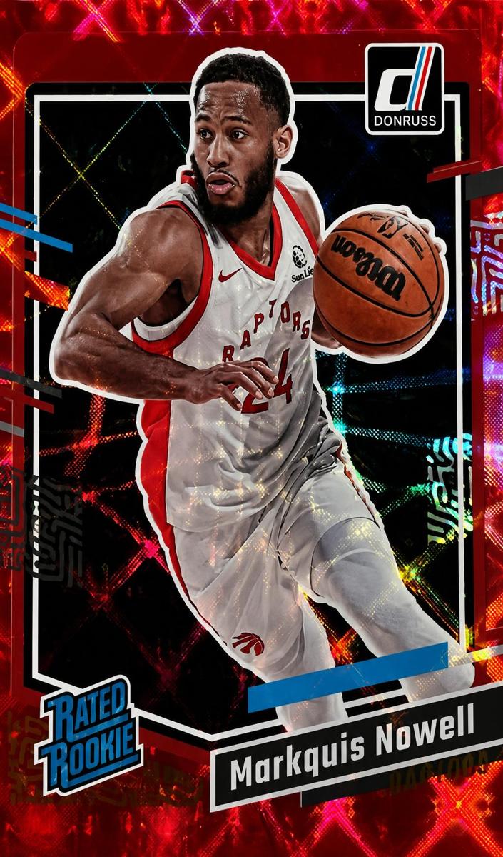 2023 Panini Donruss Basketball Holo Red Laser Markquis Nowell #238