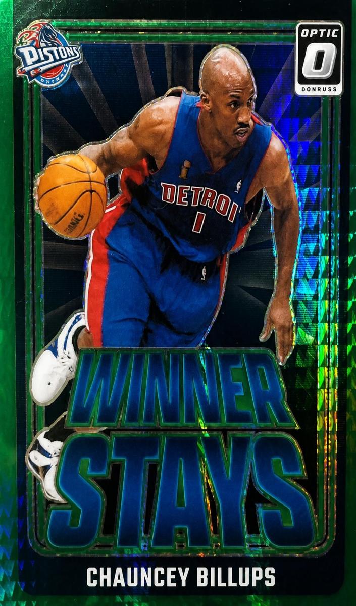 2024 Donruss Optic Basketball Hyper Green Chauncey Billups #18