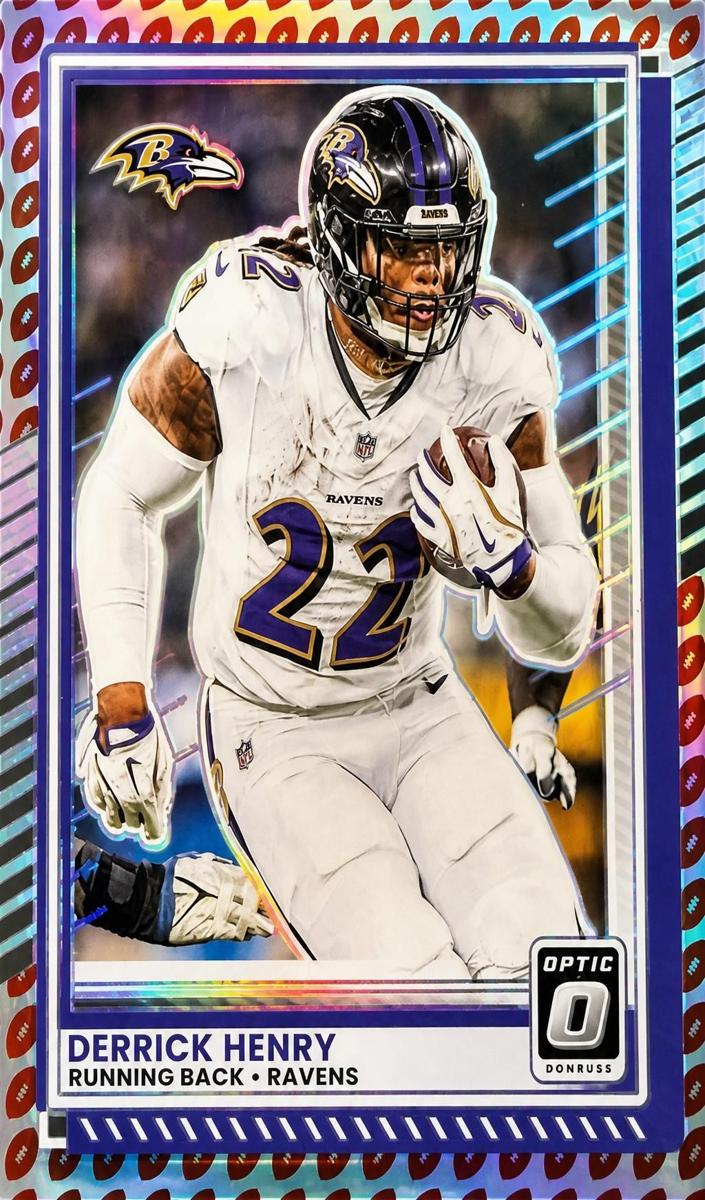2025 Donruss Optic Football Footballs Derrick Henry #112