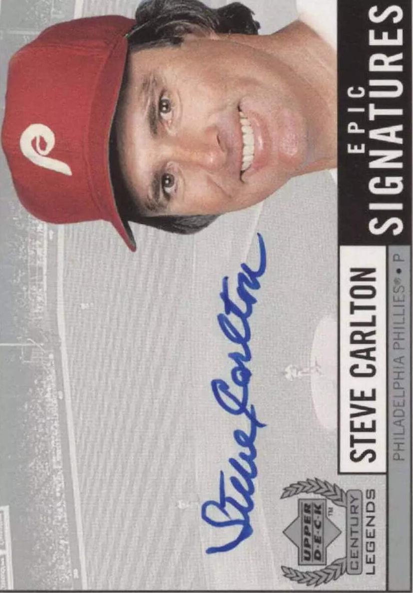 1999 Upper Deck Century Legends Baseball Steve Carlton #SC PSA 9