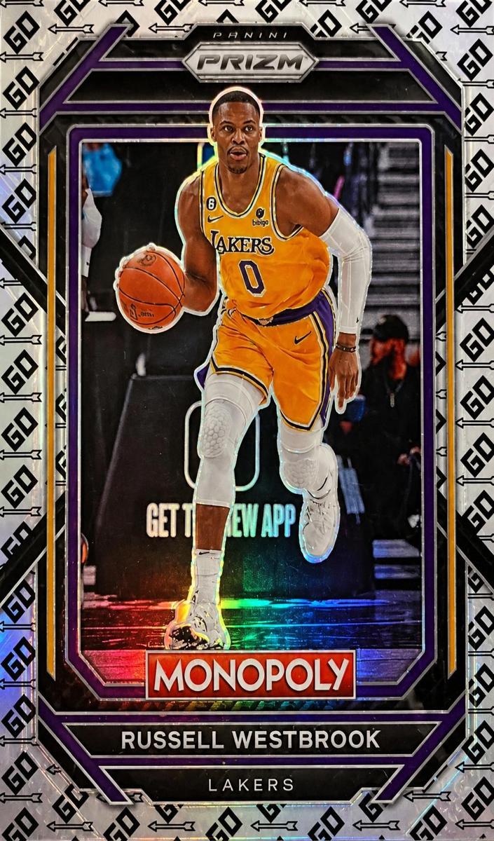 2022 Panini Prizm Monopoly Basketball GO Russell Westbrook #42