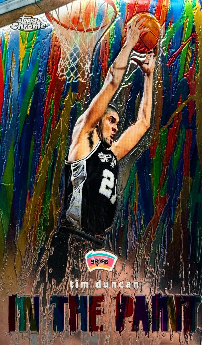 2000 Topps Chrome Basketball Tim Duncan #IP2 PSA 3