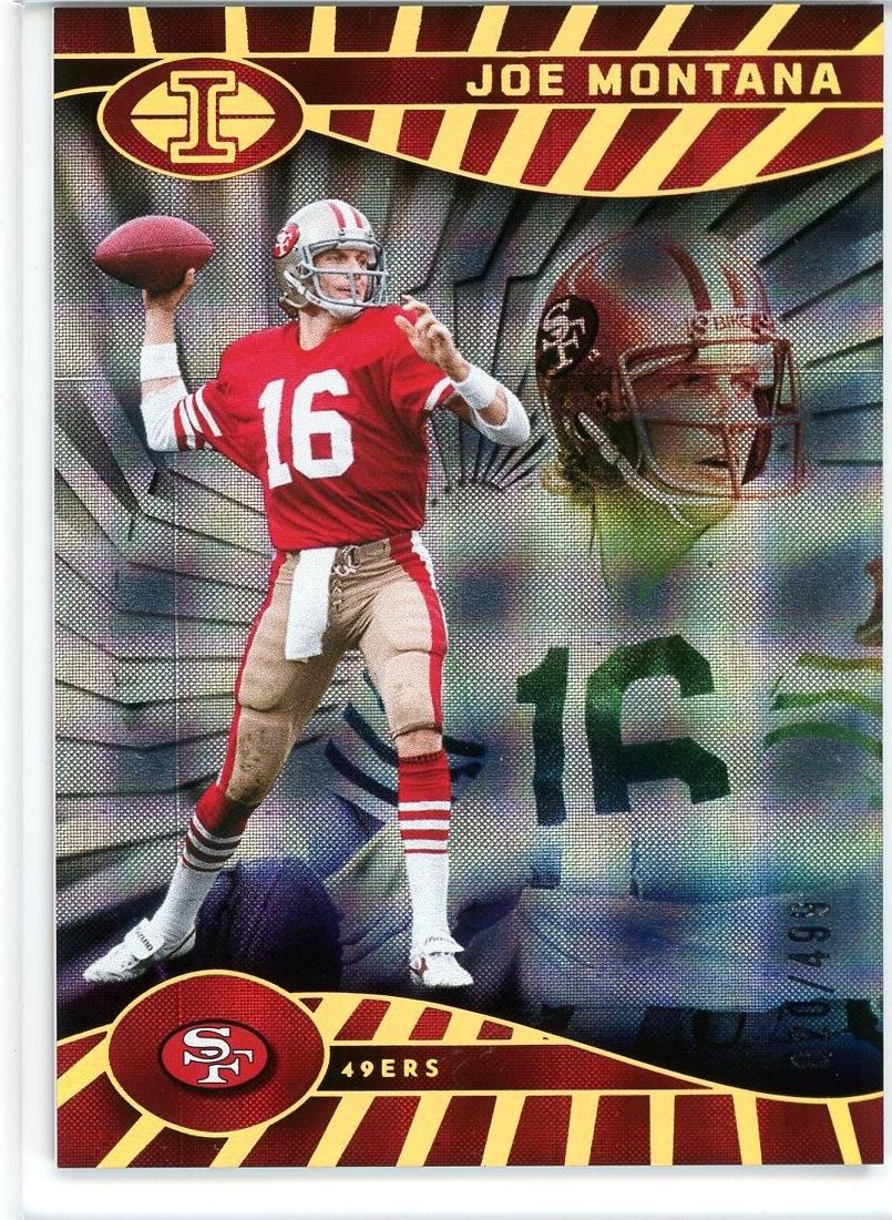 2024 Panini Illusions Football Mirrored Trophy Collection Joe Montana #98