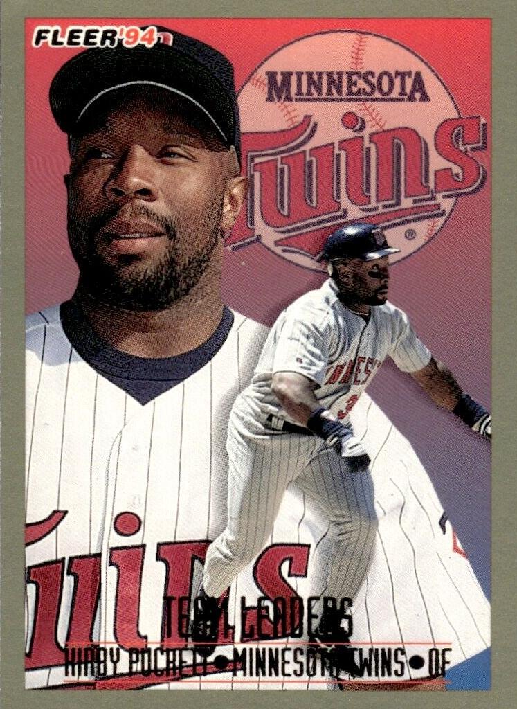 1994 Fleer Baseball Kirby Puckett #9 PSA 9