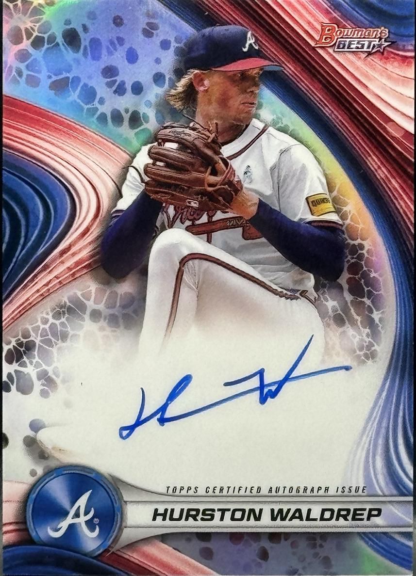 2024 Bowman's Best Baseball Refractor Hurston Waldrep #B24-HW
