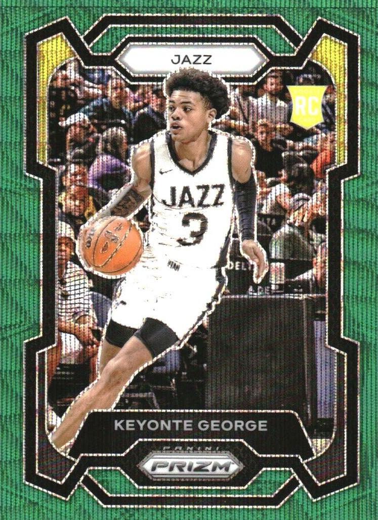 2023 Panini Prizm Basketball Green Wave Keyonte George #127 PSA 10