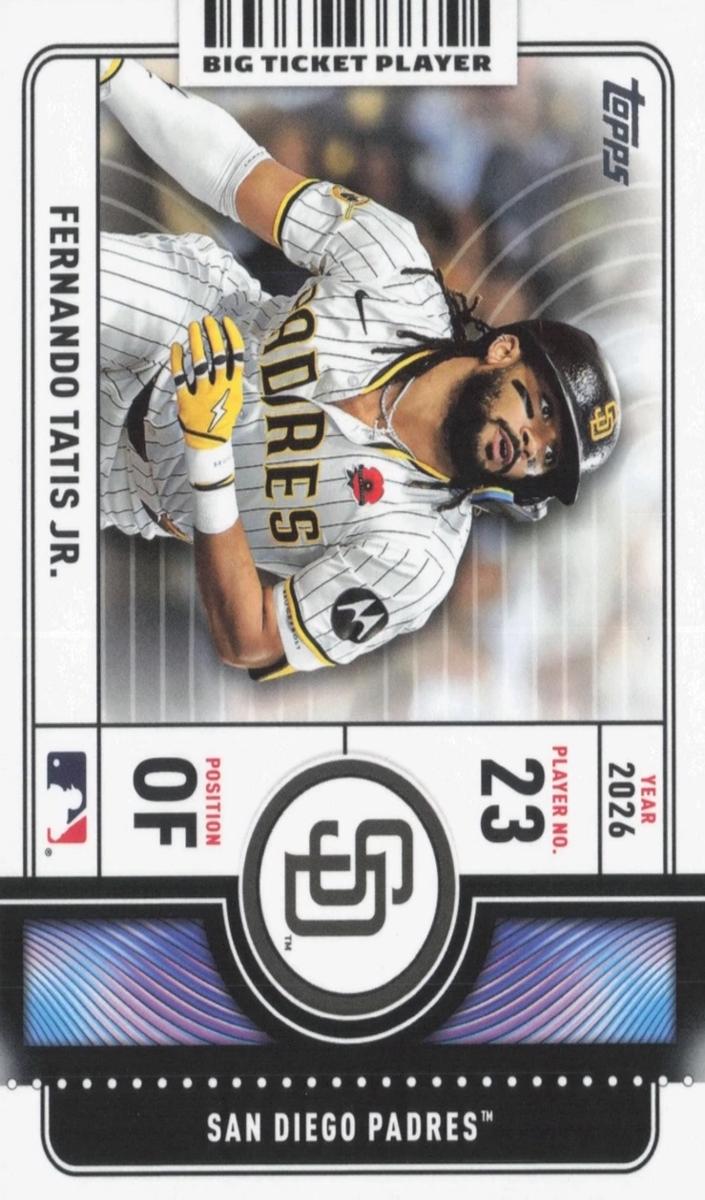 2026 Topps Baseball Fernando Tatis Jr. #BTP-20