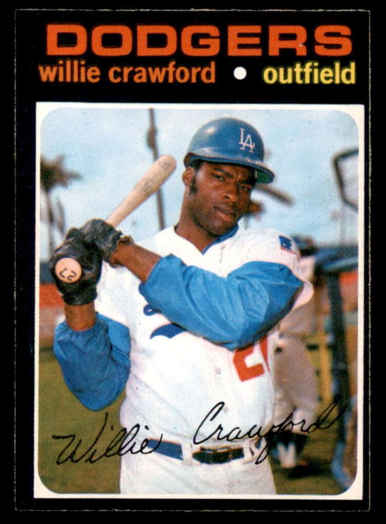1971 O-Pee-Chee Baseball Willie Crawford #519